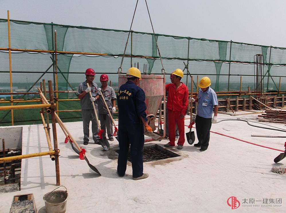 三分公司承建的山西电机制造有限公司整体迁建（二标段)项目主体顺利封顶
