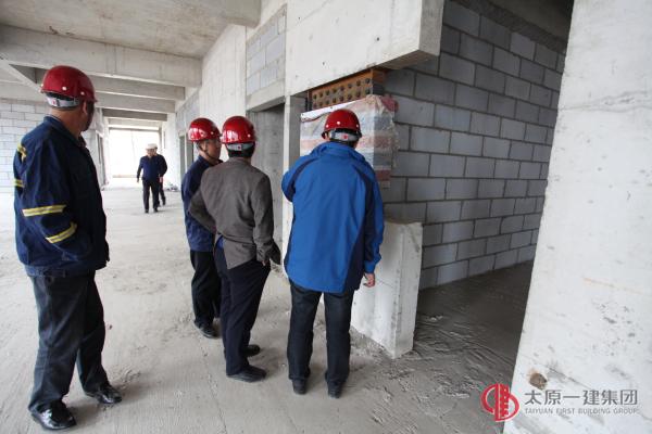山西省心血管病医院接受太原市结构迎泽杯复查验收
